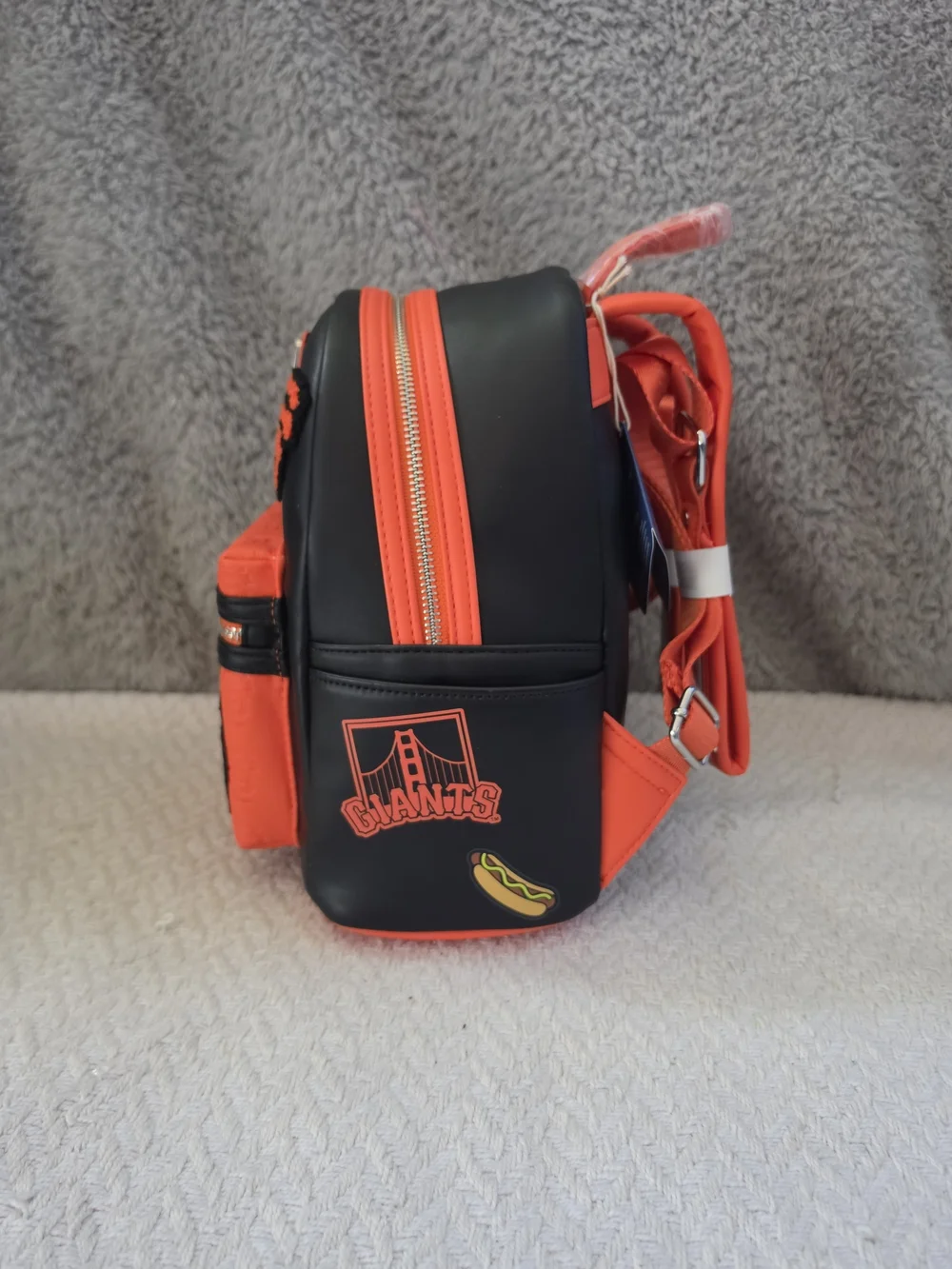 Loungefly San Francisco Giants Orange & Black Mini Backpack